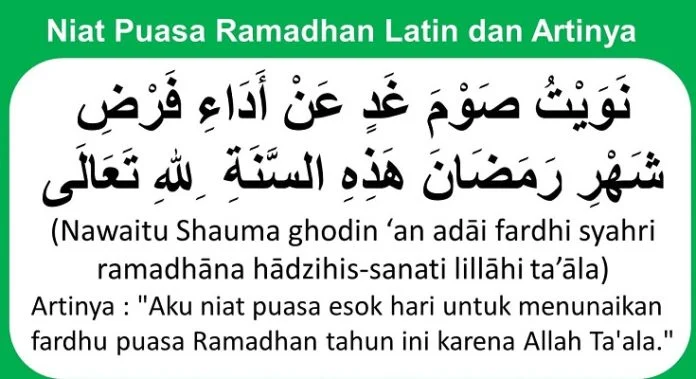 Bacaan Doa Niat Puasa Ramadhan, Manfaat serta Artinya - Nawacita