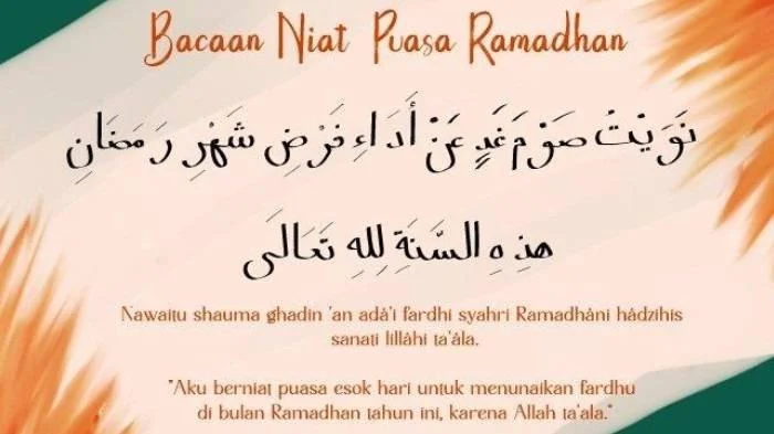 Bacaan Doa Niat Sahur Puasa Ramadan 2023 dengan Bahasa Arab dan Latin